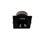 ACK AD10-02501 18W SIVA ALTI KARE DOWNLIGHT SİYAH 3000K