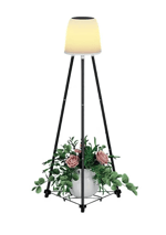 ACK AG60-06851 SOLAR LED AYAKLI APLİK SİYAH IP54 457MMX457MMX107MM