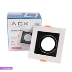 ACK AH03-05009 SıVA ÜSTÜ METAL+PC ARMATÜRLER BEYAZ SİYAH
