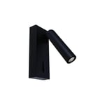 ACK AH09-00501 LED APLİK SİYAH GÖVDE 3000K