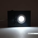 ACK AH11-00231 LEDLİ PRİZLİ TEZGAH ALTI 6500K SİYAH K