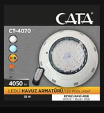 CATA CT-4070  LEDLİ HAVUZ ARMATÜRÜ ( BEYAZ+MAVİ+RGB )
