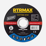 RTRMAX RDM11530 METAL-İNOX KESİCİ DİSK 115*3.0*22 RTRMAX
