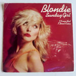Blondie – Sunday Girl Dönem Baskı 45 lik Plak