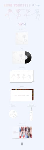 BTS (Bangtan BoysBeyond The Scene) - Love Yourself Her - Limited Edition Plak