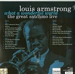 Louis Armstrong - What A Wonderful World, The Great Satchmo Live (remastered) - Plak