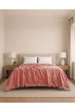 Çift Kişilik Jakar Desen Pamuklu Pike 230x250 cm / 4 mevsim