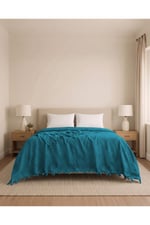 Çift Kişilik Jakar Desen Pamuklu Pike 230x250 cm / 4 mevsim