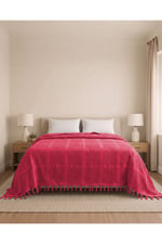 Çift Kişilik Jakar Desen Pamuklu Pike 230x250 cm / 4 mevsim