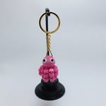 Ahtapot Pembe - Eklemli Anahtarlık