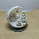 Ay Küresi-Işıklı-Noel Baba  -Yılbaşı Dekoru