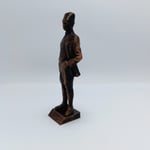 Ayakta Atatürk Figürü - Bakır - Teraryum Malzemesi