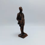 Ayakta Atatürk Figürü - Bakır - Teraryum Malzemesi