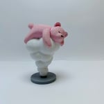 Bulut üstünde uyuyan ayıcık - Pembe