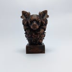 CHIHUAHUA LONG HAIR-SİYAH BÜST