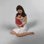 Çocuklu Anne  ( Beyaz ) - Teraryum Malzemesi