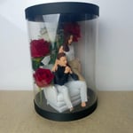 Daima Yanındayım-Biblolu Işıklı Kutu Güller 25cm