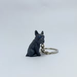 French bulldog Blue - Anahtarlık