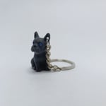 French bulldog Blue - Anahtarlık