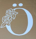 Gelin  Arabası Süsü -Ö Harfi - 25 cm