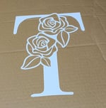 Gelin  Arabası Süsü -T Harfi - 25 cm