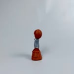 Gri Elbiseli Bayan Figürü 10 CM - Teraryum Malzemesi