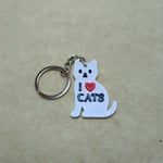 I love cat - Anahtarlık