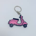 Pembe Motorsiklet Anahtarlık