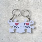 Puzzle Çift Anahtarlık