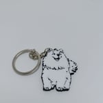Samoyed 2D- Anahtarlık