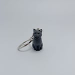 Scottish Gri Kedi   - Anahtarlık