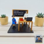Sınıf Platform -  Erkek öğretmen - Kız öğrenci - Öğretmenler günü hediyesi(Kişiye Özel)