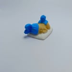 Tavşan Bebek Mavi-Teraryum malzemesi