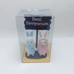Tavşan çift - Seni Seviyorum - Gri