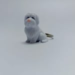 Terrier Oturan  - Anahtarlık