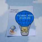Yenidoğan Hediyelik-Balonlu Ayı  Magnet- 20 li