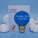 Yenidoğan Hediyelik-Balonlu Ayı  Magnet- 20 li