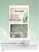 Dermokil Siyah Nokta Karşıtı Kil  Maske 2* 7.5 ml