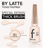 Flormar Latte Oje 001 Vanilya Krem