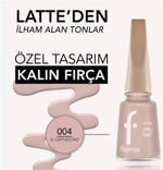 Flormar Latte Oje 004 Dusty Cappucino