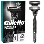 Gillette Mach 3 Makine Charcoal +2 Yedek