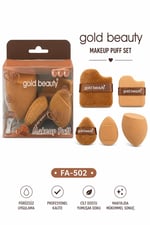 Gold Makyaj Süngeri 5 Li Puff Coco Fa-502