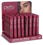 Pretty Tattoo Gel Pencil Bordo Pb-1005