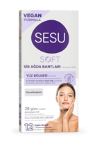 Sesu Yüz Ağda Bandı Soft 12'li