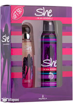 She Edt 50+Deodorant Bayan Angel 150ml