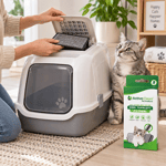 Active Clean Kedi Tuvaleti Aktif Karbon Filtresi 20 x 9 cm 5'li