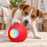 Cheerble Şarjlı Akıllı İnteraktif Köpek Oyun Topu Kırmızı Small 5,5 cm