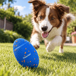 Cheerble Wicked Rugby Şarjlı Akıllı Köpek Oyuncağı Mavi