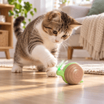 Cheerble Wicked Snail Şarjlı Akıllı İnteraktif Kedi Oyuncağı Kahverengi 7 x 5 x 5,8 cm