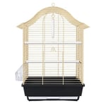 EuroGold Pirinç Muhabbet Kuşu Kafesi 34,5 x 28 x 54,5 cm